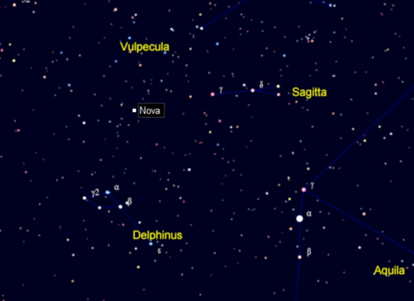 My finder chart for Nova Dephinus 2013