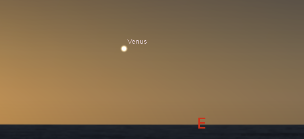 Venus in twilight